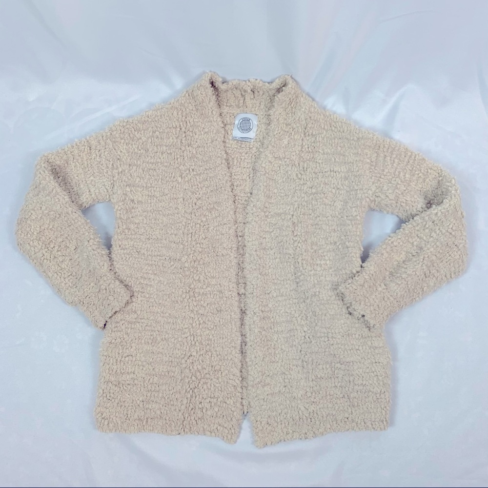 Fuzzy Shaggy Cardigan
